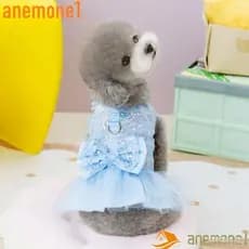 ANEMONE1 Saia De Princesa Para Animais De Estimação De Verão , Vestido Macio E Fofo Cachorro , Design Fino Respirável Do