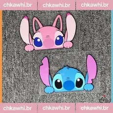 Adesivos De Carro Disney Lilo Ponto Dos Desenhos Animados Bonito Lovley Decalques Para Pára-Brisa Janela Choques Tronco