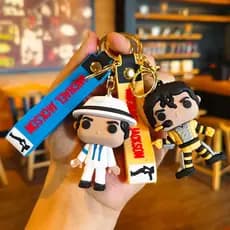 Chaveiro Michael Jackson, ícone musical, presente de festival, lembrança e item de colecionador