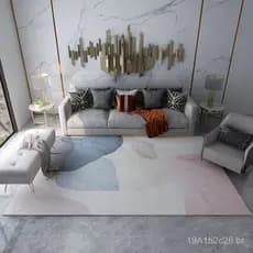 Tapete para sala de estar, tapete para mesa de centro, tapete moderno estilo ins, tapete de cobertura total para quarto,