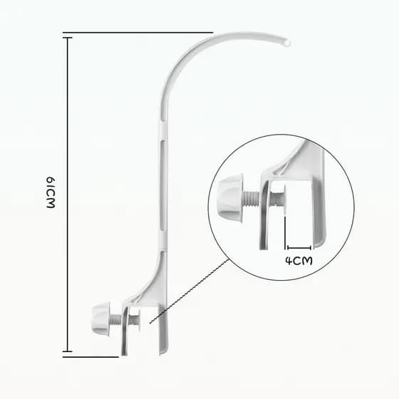 Suporte para Sino de Berço Star Dream Moonlight, Suporte Ajustável de Duplo Orifício para Sino de Cama