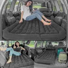 Acessórios para carro: cama inflável de dupla utilização para casa e carro, colchão de ar 2 em 1 para sedans e SUVs, col