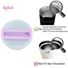 40 Oz Cup Lid Tumbler Flip Straw Spill-proof Splash Resistant Leak-proof Reusable Cover Bpa-free Dishwasher Safe Univers