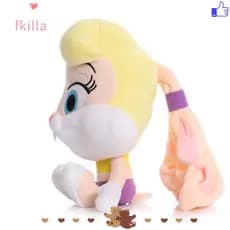 FKILLA1 Presente de Boneca Menina, Travesseiro de Pelúcia Macio Bugs Bunny, Personagens de Desenho Animado Decoração de