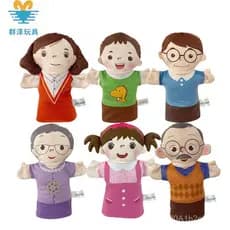 [Seleção Premium] Fantoche de Mão de Personagem de Desenho Animado para Ensino em Jardim de Infância, Acessórios Interat