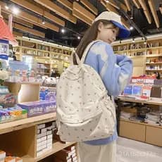 Mochila feminina no estilo coreano, estilo Harajuku, mochila escolar para estudantes do ensino fundamental e médio, nova