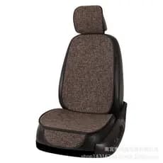 Conjunto de almofadas para assento de carro (peça única ou conjunto de três peças), almofada de linho para banco traseir