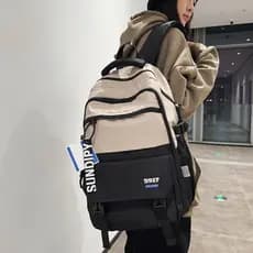 Mochila Escolar Estilo Universitário XiuLong para Meninas, Nova Mochila para Computador, Mochila de Moda Urbana para Men
