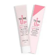 NATINDA Calamina Creme Tonificante Rosa Brilhante 50g Base De Maquiagem Iluminadora Hidratante