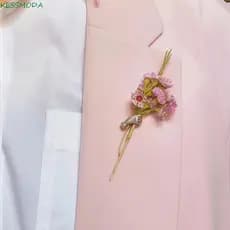 Broche Em Formato De Mão Kesselmanmoda , Pino De Suporte De Flor Com Acabamento Antigo Ouro/Prata Funcional
