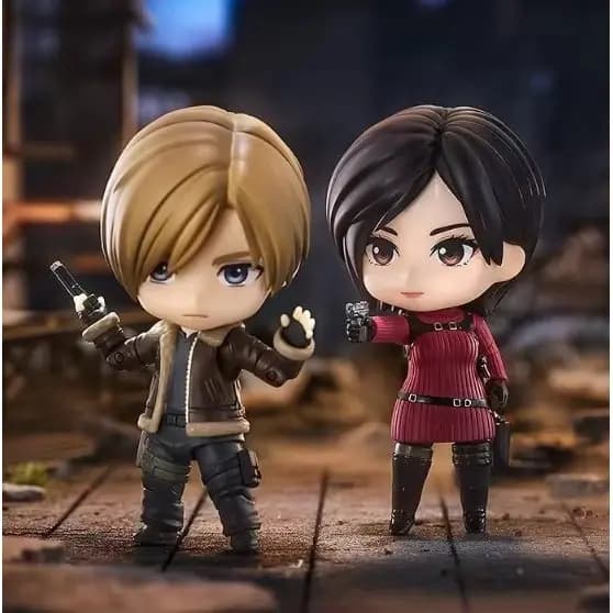 GSC Nendoroid Resident Evil 4 Remake : Leon S . Kennedy # 2337 Ada Wong 2761 Figura De Ação Em PVC