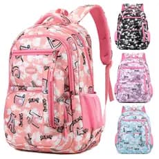 Mochila moderna para meninas, estojo e mochila escolar para alunos do ensino fundamental, versão coreana, mochila casual