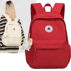 Mochila de viagem para laptop para estudantes universitários do sexo masculino, mochila escolar simples de grande capaci