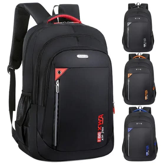 Nova mochila impermeável para laptop masculina, para negócios e viagens, mochila escolar moderna em estilo coreano.