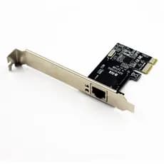 Placa de rede Ethernet Gigabit PCI-E para RJ45 para placa-mãe de computador de mesa, com conexão por cabo PCI-E, adaptat