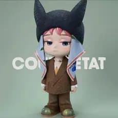 Figura de ação GD G-Dragon da série fofa Q-version, modelo de brinquedo da moda para decoração de mesa, presente de aniv