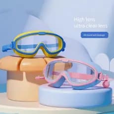 Crianças óculos de natação meninos à prova dwaterproof água Anti-nevoeiro HD grande quadro meninas óculos de natação pro