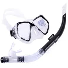 Óculos de Mergulho Xialangfeng + Snorkel Semi-Seco, Conjunto de Equipamentos para Mergulho e Snorkeling, Snorkel Seco po