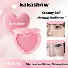 kakashow Umidade De Longa Duração Face Rouge À Prova D'água Com Controle De Sebo Almofada De Veludo Para Iniciantes Filt