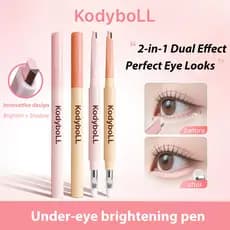 Kodyboll Lápis Delineador Multiuso De Cor Dupla Sob Os Olhos , À Prova D'água , Destaque De Longa Duração , Adequado Par