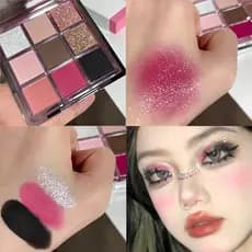 K'APEINE Paleta de sombras coloridas de baixa saturação Paleta multifuncional fosca cor terra paleta de sombras esfumaça
