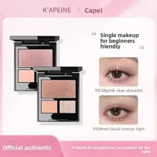Paleta de sombras de três cores coloridas pessoas sonho amor paleta perolada paleta de sombras baixa saturação cosmético