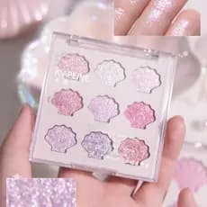Paleta de sombras de concha colorida pessoas sonho amor paleta perolada paleta de sombras baixa saturação cosméticos bel