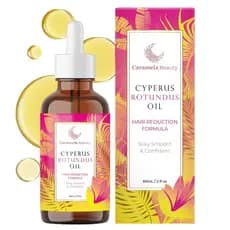 Óleo de Cyperus Rotundus - 60ml Óleo Natural de Cyperus Rotundus para Remoção de Pelos, Hidratante e Calmante, Óleo de C