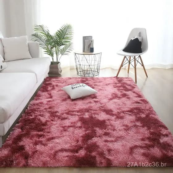 Tapete para quarto, tapete macio de comprimento total, tapete de cabeceira, tapete moderno para sala de estar, sofá e me