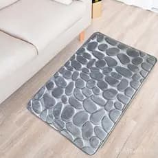 Tapete de pedra em relevo mais vendido, tapete de entrada, tapete para porta de quarto, tapete de cozinha, tapete absorv