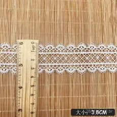 Renda solúvel em água de dupla face com detalhes vazados, acessórios de vestuário Lolita, itens decorativos de bordado e