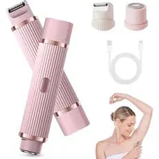 Depilador Elétrico para Mulheres, Aparelho de Barbear Corporal para Mulheres, Aparelho de Barbear Elétrico Recarregável