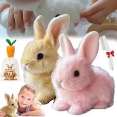 Olygee Bunny Pal, Besspub/Ribili/Petsboro ™   Bunnypal, Betterlife Bunby Brinquedo de Coelho Realista, Brinquedo Interat