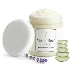 Loção Mama Bear Oasis - Creme de Magnésio - Loção de Magnésio com Lavanda para Pés, Mãos, Pernas e Dedos dos Pés, Contém