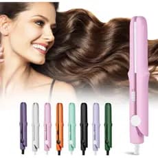 Mini Modelador de Cabelo 2 em 1, Alisador de Cabelo, Versão Atualizada 2025, Mini Modelador de Cabelo de Dupla Função, 6