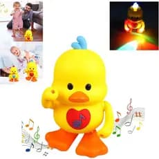 Pato Dançarino - Novo Brinquedo Musical de Pato 2025, Brinquedo Educativo para Bebês e Pré-escolares com Luzes LED e Mús