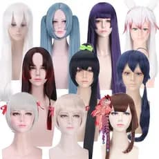 Perucas de cosplay para Onmyoji: Hoshougo, Abarai, Amon no Kiyomine, Kyouko, Akiba, Yurei, Kizuki, Inu, Kagura