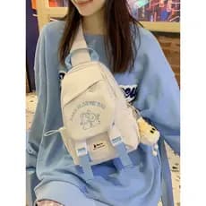 Médio grande crianças saco de peito meninas saco de esportes lazer ombro pequena mochila viagem crianças primavera Outin