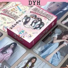 55pcs ILLIT LOMO Carrinho Comemorativo Álbum Photocard Cartão De Coleção KPOP
