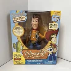 941 Woody Cowboy, Brinquedo de Pelúcia, Edição de Colecionador com Sensor de Fala e Corda de Puxar, Edição de 20º Aniver