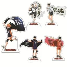 Anime Haikyu ! Novo Acrílico Suporte Figura Modelo Placa De Mesa Voleibol Meninos Figuras Ação Ornamentos Atividades Dec