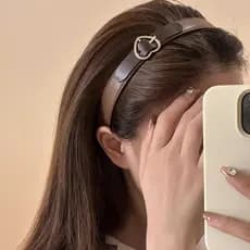 1 peça de tiara decorativa vintage em formato de coração, elegante e de aba larga, para mulheres e uso diário.