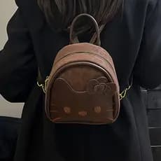 Bonito dos desenhos animados HelloKitty moda All-Match requintado novo estilo iins2025 outono mochila feminina