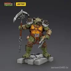 Figura de Ação 1/18 Tartarugas Slash Tokka, Brinquedo de Anime TMNT, Figuras Slash Tokka, Boneco Colecionável, Decoração