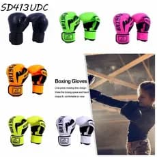 SUNDANCE 1 Paie De Luvas De Boxe , Boa Resistência 8 Onças 10 Treinamento , Perfuração Com Design De Adesivos