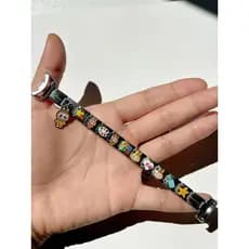 Labubu labubu bonito dos desenhos animados módulo italiano pulseira relógio corrente cinta casal namorada presente de an