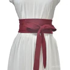 Cinto largo de veludo feminino, decorativo e versátil, para jaqueta de inverno, versão coreana, com laço e alça, estilo