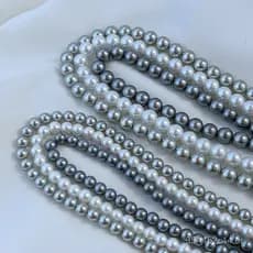 Novo colar de pérolas vintage, moderno, simples, de luxo discreto, estilo feminino delicado para o dia a dia.