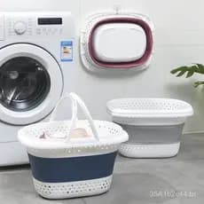 Cesto de roupa suja dobrável, cesto de armazenamento de roupas montável na parede, cesto de roupa suja para banheiro, ce