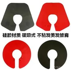 Capa de corte de cabelo para cabeleireiro, capa de silicone para cabeleireiro, anti-quebra de cabelo, capa impermeável p